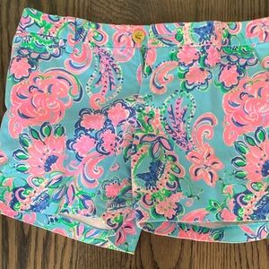 Lilly Pulitzer cotton twill shorts
